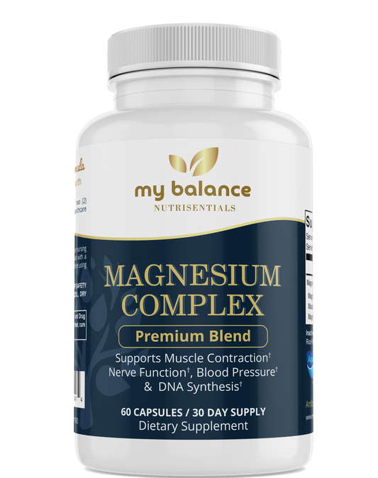 Premium Magnesium Complex Supplement - High Absorption Formula for Better Sleep & Muscle Support