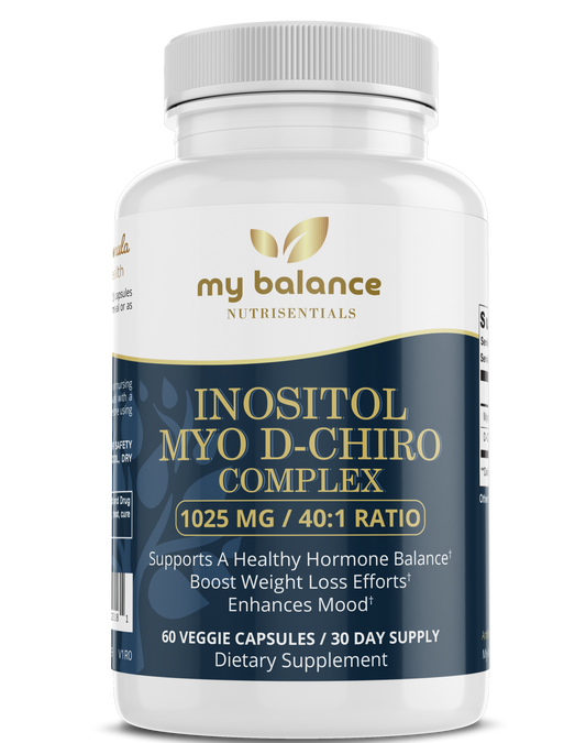  Myo D-Chiro Inositol with IP6 - Premium Hormonal Balance & PCOS Support Supplement