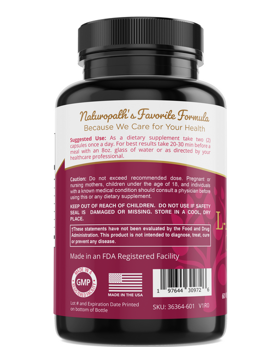 L-Arginine Supplement - Pure Clean Formula for Heart Health & Athletic Performance