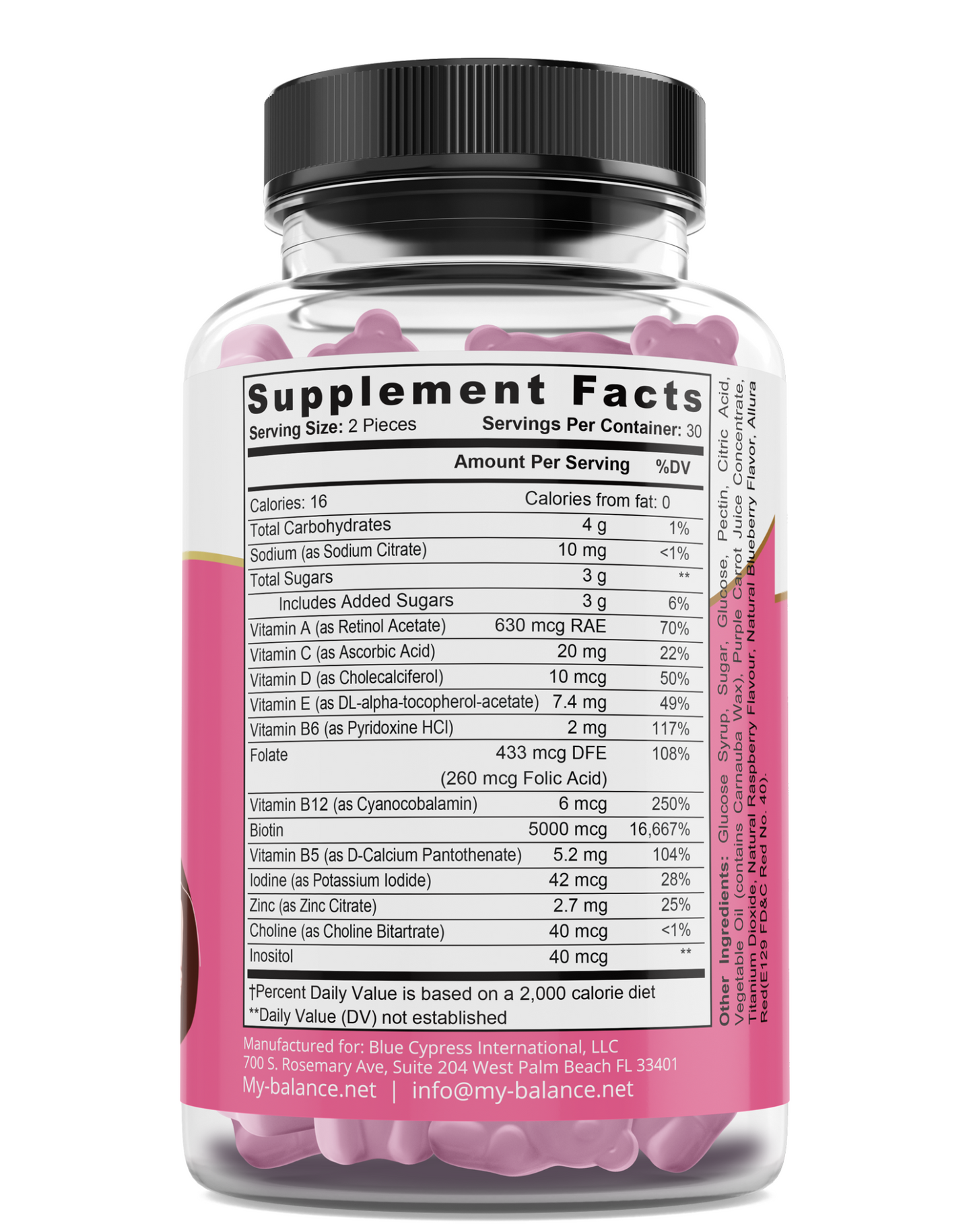 Hair Skin Nails Vitamins with Biotin - Beauty Support Supplement for Healthy Growth