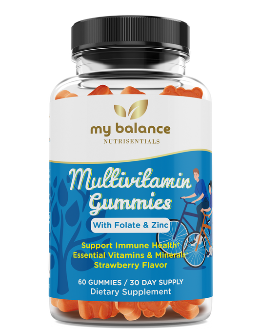  Daily Boost Multivitamin Gummies - Delicious Adult Vitamin Supplements for Energy & Immunity